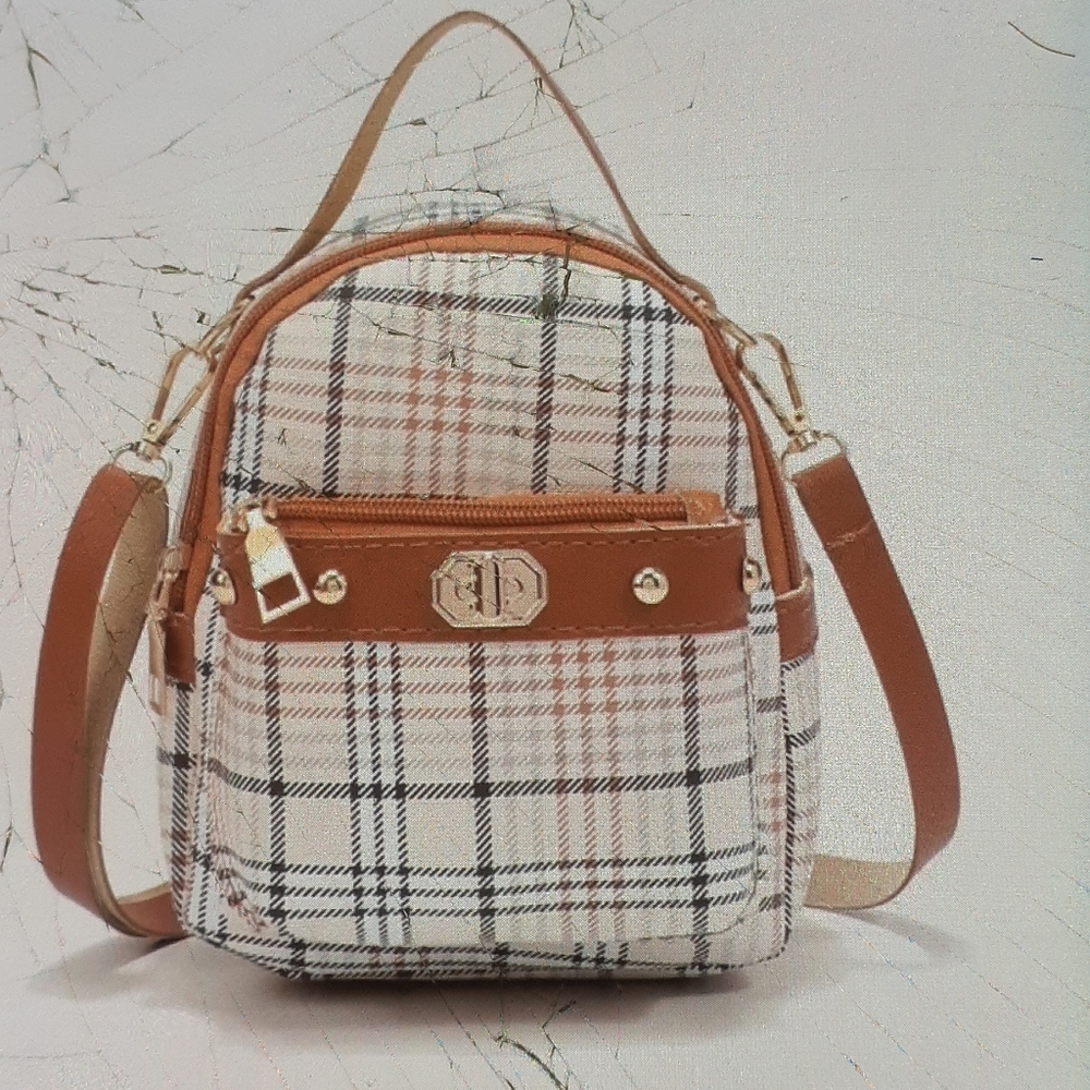 Plaid Backpack SOLD OUT